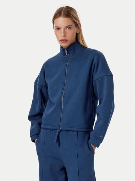 Reebok Bluza Reebok X Ewa Chodakowska Lidka RK25979CCW Granatowy Relaxed Fit. Niebieskie bluzy bez kaptura damskie Reebok, xl, z bawełny. Za 199.99 zł.