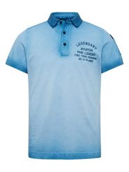 PME Legend Koszulka polo w kolorze błękitnym rozmiar: L. Niebieskie koszulki polo męskie PME Legend, l, bez wzorów, z bawełny, bez ramiączek. Za 149.31 zł.