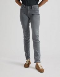 DAMSKIE SPODNIE LEE ELLY DARK DIMENSION 112378723. Spodnie materiałowe damskie Lee, bez wzorów, z jeansu. Za 219.99 zł.