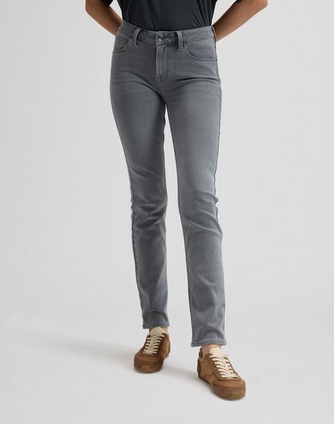 DAMSKIE SPODNIE LEE ELLY DARK DIMENSION 112378723. Spodnie materiałowe damskie Lee, bez wzorów, z jeansu. Za 219.99 zł.