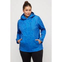Damskie Kurtka Softshell HYPRAR modne cętki hydrofonowa oddychająca. Niebieskie kurtki damskie Ulla Popken, plus size, bez wzorów, z elastanu, bez kaptura. W wyprzedaży za 479.99 zł.