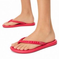 Japonki damskie Ipanema 27130 MEU SOL AD. Czerwone klapki damskie Ipanema, bez wzorów, z materiału, bez obcasa. Za 39.00 zł.