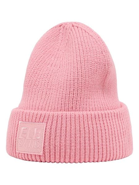 ELBSAND Czapka beanie "Nora" w kolorze różowym rozmiar: onesize. Różowe czapki zimowe damskie ELBSAND, z materiału. Za 100.04 zł.