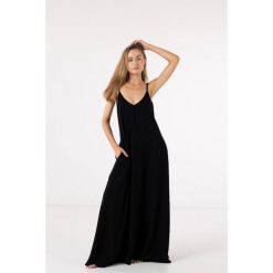 Sukienka letnia Moonholi Summer z odkrytymi plecami. Czarne sukienki damskie MOONHOLI, na lato, m, bez wzorów, bez kołnierzyka, bez ramiączek. Za 429.00 zł.