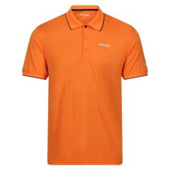 Męska Koszulka Polo Remex II. Brązowe koszulki polo męskie Regatta, m, bez wzorów, bez ramiączek. Za 48.99 zł.