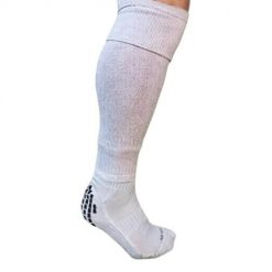Getry piłkarskie białe skarpety bez stóp 42-47. Białe szorty męskie YAKIMASPORT, bez wzorów, z materiału, klasyczne. Za 19.99 zł.