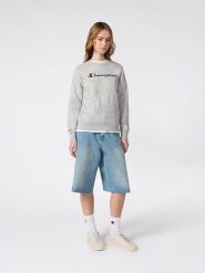 Champion Bluza w kolorze szarym rozmiar: M. Szare bluzy bez kaptura damskie CHAMPION, m, z bawełny. Za 122.38 zł.
