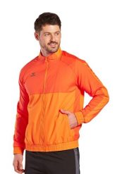 Kurtka prezentacyjna Erima Six Wings. Brązowe kurtki treningowe męskie Erima, s, bez wzorów, z materiału, na fitness i siłownię. Za 253.50 zł.