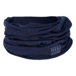 Wielofunkcyjny szalik/ocieplacz na szyję Heat Keeper Granatowy. Niebieskie szaliki i kominy damskie HEAT KEEPER, na zimę, bez wzorów. Za 116.99 zł.