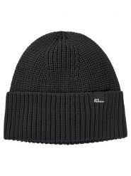Jack Wolfskin Czapka w kolorze czarnym rozmiar: onesize. Czarne czapki zimowe damskie Jack Wolfskin, z wełny. Za 144.92 zł.