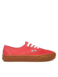 Vans Tenisówki Authentic VN000D6GCI11 Czerwony. Czerwone trampki i tenisówki damskie Vans, bez wzorów, z materiału. Za 219.99 zł.