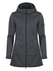 Elkline Płaszcz softshellowy "Morning dew" w kolorze czarnym rozmiar: 48. Czarne płaszcze damskie elkline, m, bez wzorów, z polaru, sportowe. Za 320.63 zł.