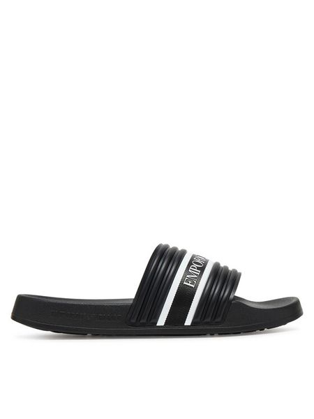 Emporio Armani Klapki XVPS14 XR277 U532 Czarny. Czarne klapki i japonki męskie Emporio Armani, z tworzywa sztucznego. Za 239.99 zł.