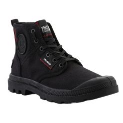 Buty Męskie Naszywka Pampa Hi. Czarne buty trekkingowe męskie Palladium, z bawełny, bez zapięcia, trekkingowe. Za 646.99 zł.
