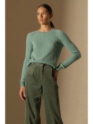 Perfect Cashmere Kaszmirowy sweter w kolorze zielonym rozmiar: S. Zielone swetry klasyczne damskie Perfect Cashmere, s, z kaszmiru, bez kołnierzyka. Za 405.61 zł.