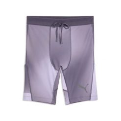 Spodnie Puma M Lightspeed 8 Aop Half Tight Dorośli. Niebieskie spodnie materiałowe męskie Puma, bez wzorów, z elastanu, sportowe. Za 385.99 zł.
