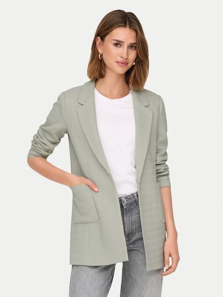 ONLY Marynarka Baker 15218396 Zielony Regular Fit. Zielone marynarki i żakiety damskie Only, m, bez wzorów, z bawełny. Za 139.99 zł.