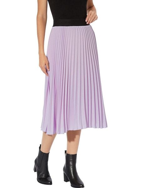 Heine Spódnica w kolorze fioletowym rozmiar: 42. Różowe spódniczki damskie Heine, bez wzorów, midi. Za 86.99 zł.