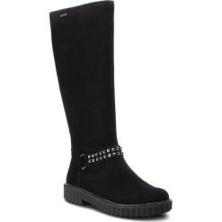 Kozaki BIG STAR - BB274333 Black. Czarne kozaki damskie Big Star, z futra, bez obcasa. W wyprzedaży za 269.00 zł.