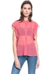 KOSZULA DAMSKA MUSTANG ELLEN BLOUSE 1009455 8271. Koszule damskie Mustang, s, bez wzorów, bez kołnierzyka, bez ramiączek. W wyprzedaży za 49.99 zł.
