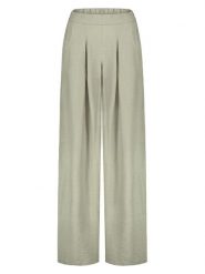 Sublevel Spodnie w kolorze jasnozielonym rozmiar: XL. Zielone spodnie materiałowe damskie Sublevel, bez wzorów, z materiału, z podwyższonym stanem. Za 104.64 zł.