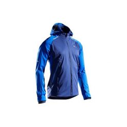 Kurtka Męska Kiprun Warm Regul Niebieska. Niebieskie kurtki treningowe męskie KALENJI, m, bez wzorów, z elastanu, do biegania. Za 229.99 zł.
