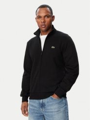 Lacoste Bluza SH2195 Czarny Regular Fit. Czarne bluzy bez kaptura męskie Lacoste, m, z bawełny. Za 639.99 zł.