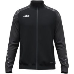 Kurtka Jako Sonic. Czarne kurtki męskie Jako, l, bez wzorów, z materiału, sportowe, z kapturem. Za 162.50 zł.