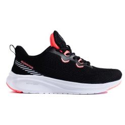 Sportowe buty na platformie DK czarne. Czarne buty sportowe na co dzień damskie bez wzorów. Za 212.22 zł.