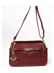 Mia Tomazzi Skórzana torebka "Bentivoglio" w kolorze czerwonym - 24 x 16 x 9 cm rozmiar: onesize. Czerwone torebki klasyczne damskie Mia Tomazzi, bez wzorów, z materiału, bez dodatków. Za 217.99 zł.