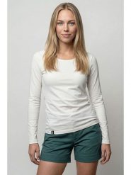 Alife and kickin Koszulka "Evelyn" w kolorze białym rozmiar: S. Białe bluzki damskie Alife and Kickin, s, bez wzorów, bez kołnierzyka, bez ramiączek. Za 60.99 zł.