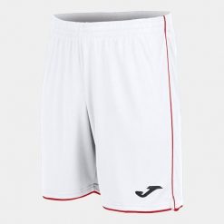 Spodenki do piłki nożnej męskie Joma Liga. Białe szorty męskie Joma, bez kołnierzyka. Za 134.99 zł.