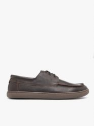 Ciemnobrązowe żeglarskie półbuty barefoot. Brązowe półbuty męskie Ryłko, bez zapięcia. Za 549.99 zł.