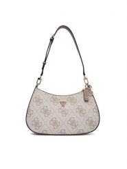 Guess Torebka 180227 Beżowy. Brązowe torebki klasyczne damskie Guess, z aplikacjami, ze skóry, bez dodatków. Za 549.99 zł.