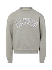 BLKVIS Bluza męska Mężczyźni Bawełna szary nadruk, S. Szare bluzy bez kaptura męskie BLKVIS, m, z bawełny. Za 349.95 zł.