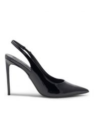 Nine West Sandały AYANA ZL22045-1CCP Czarny. Czarne sandały damskie Nine West, bez wzorów, z syntetyku, bez obcasa, na szpilce. W wyprzedaży za 139.99 zł.