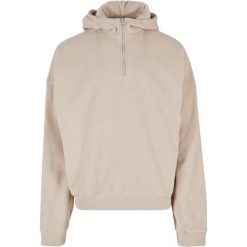Polarowa bluza z kapturem zapinana do połowy Urban Classics Oversize. Brązowe bluzy z kapturem męskie Urban Classics, m, z polaru. Za 206.00 zł.