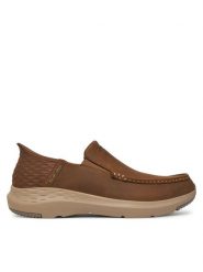 Skechers Półbuty Parson-Oswin 204866/DSRT Brązowy. Brązowe półbuty męskie Skechers, ze skóry, bez zapięcia. Za 289.99 zł.