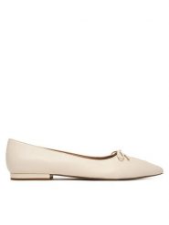 LAUREN RALPH LAUREN Baleriny 802P06376003 Biały. Białe baleriny damskie Lauren Ralph Lauren, bez wzorów, ze skóry, bez obcasa. Za 689.99 zł.