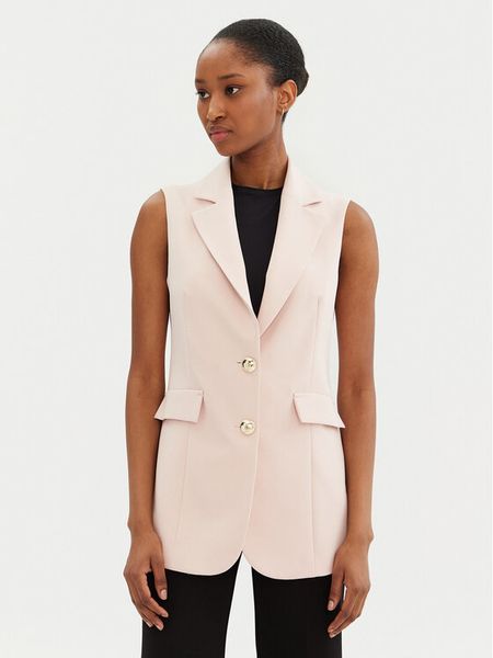 Rinascimento Kamizelka CFC0122763003 Różowy Regular Fit. Czerwone kamizelki damskie RINASCIMENTO, xl, z syntetyku. Za 269.99 zł.