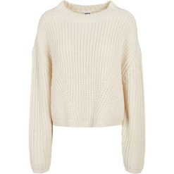 Bluza damska Urban Classics wide oversizeer-Duże rozmiary. Białe bluzy bez kaptura damskie Urban Classics. Za 211.00 zł.