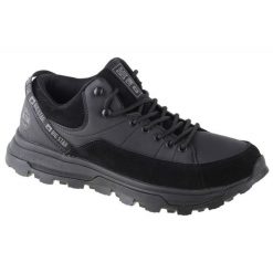 Buty Big Star Trekking Shoes KK174244-906 czarne. Czarne buty trekkingowe męskie z gumy, bez zapięcia, trekkingowe. Za 343.65 zł.