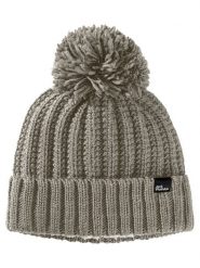 Jack Wolfskin Czapka "Highloft" w kolorze beżowym rozmiar: S. Brązowe czapki zimowe damskie Jack Wolfskin, ze splotem. Za 136.13 zł.