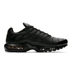 Buty Nike Air Max Plus M AJ2029-001 czarne. Czarne buty sportowe na co dzień męskie z gumy, bez zapięcia, nike air max. Za 1,009.17 zł.