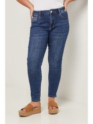 Curvy Lady Dżinsy - Slim fit - w kolorze niebieskim rozmiar: 38. Niebieskie jeansy damskie Curvy Lady, z standardowym stanem. Za 193.24 zł.