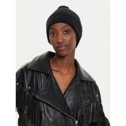 Czapka Calvin Klein. Czarne czapki zimowe damskie CALVIN KLEIN. Za 249.99 zł.