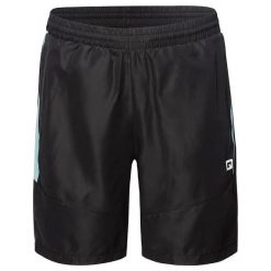 Shorty Męskie Daren. Czarne szorty męskie IQ, bez wzorów, sportowe. Za 123.99 zł.