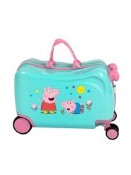 Peppa Pig Walizka "Świnka Peppa" w kolorze różowo-turkusowym - 41,5 x 31 x 21 cm rozmiar: onesize. Różowe walizki peppa pig, bez wzorów, z materiału. Za 208.99 zł.