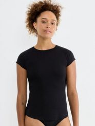 Sloggi Koszulka w kolorze czarnym rozmiar: L. Czarne t-shirty damskie Sloggi, l, bez wzorów, bez kołnierzyka. Za 61.31 zł.