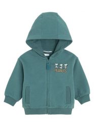 COOL CLUB Bluza w kolorze turkusowym rozmiar: 86. Niebieskie bluzy i bluzki niemowlęce COOL CLUB, bez wzorów, z jeansu, bez ramiączek, bez kaptura. Za 43.99 zł.